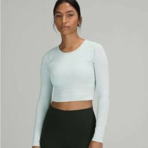 Cropped long sleeve ebb to street long sleeve